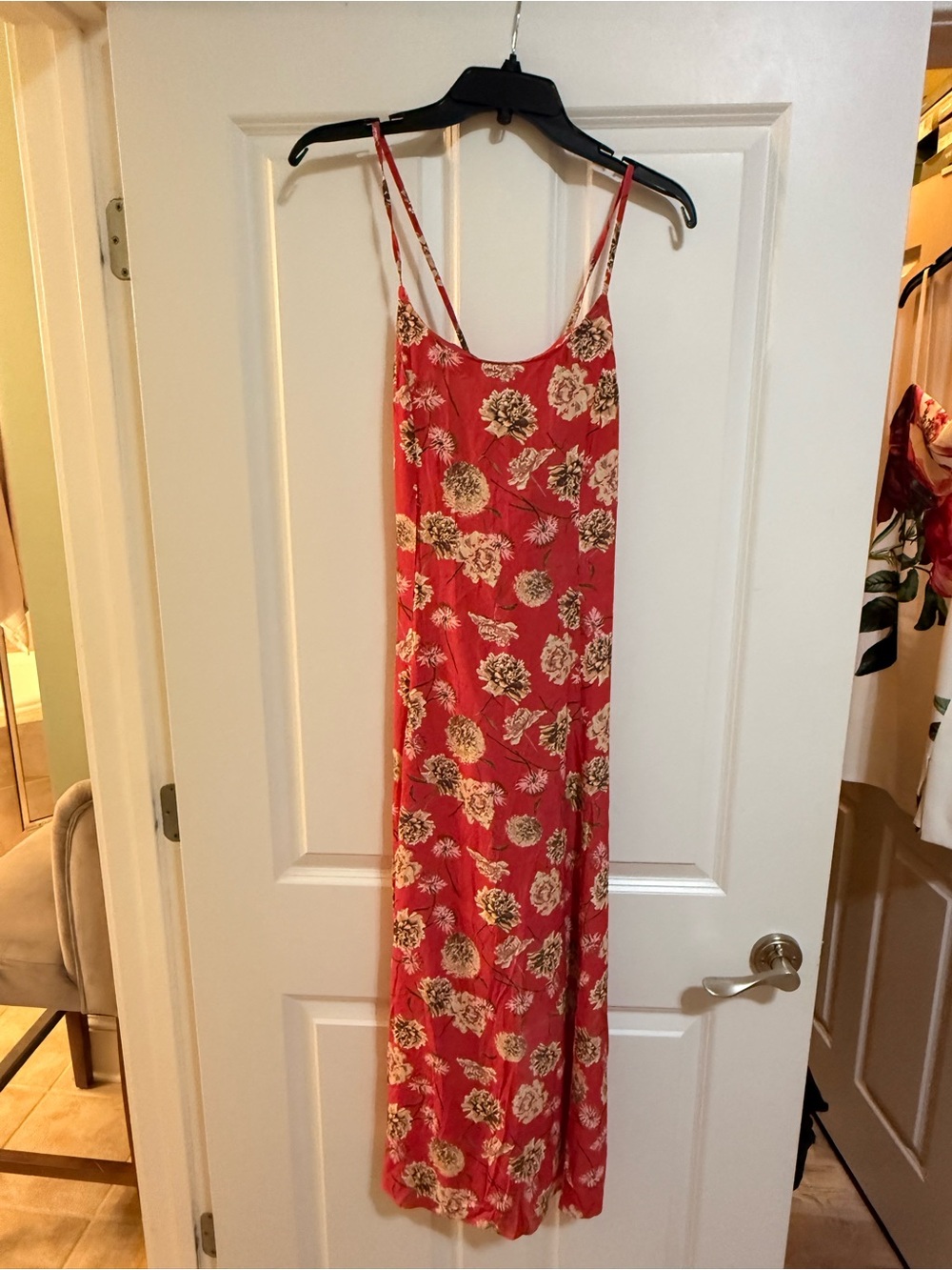 Flynn skye maxi dress red floral nwt large